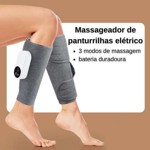 Massageador elétrico para panturrilhas