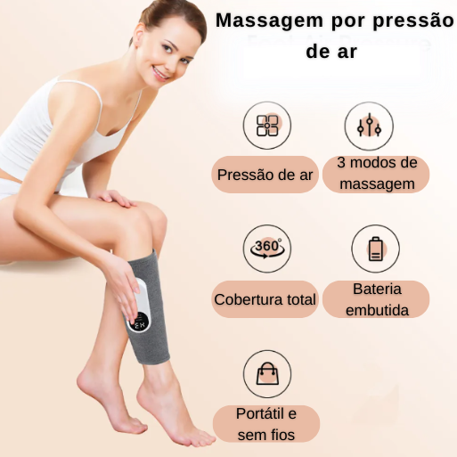 Massageador elétrico para panturrilhas