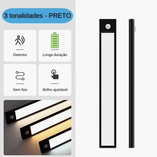 Fita de Led com sensor de movimento